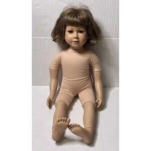 My Twinn Doll Poseable Brown Hair Brown Eyes 1999 Body 1994 Face 23”‎ See Notes